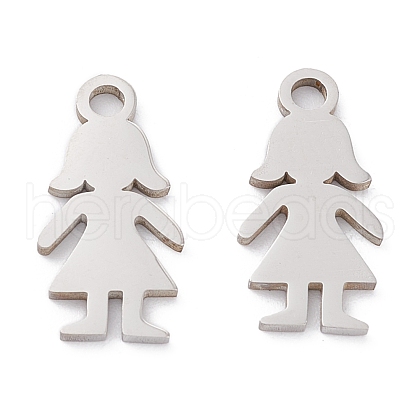 Non-Tarnish 201 Stainless Steel Pendants STAS-D451-18P-1