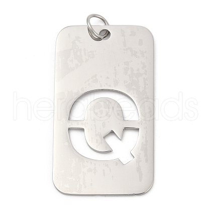 304 Stainless Steel Pendants STAS-M115-01P-Q-1