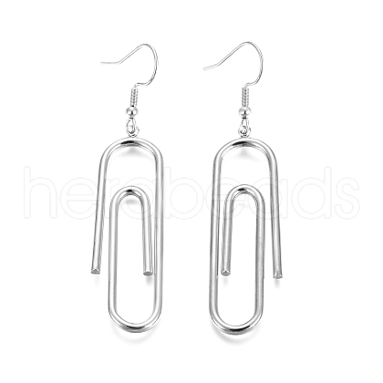 304 Stainless Steel Dangle Earring EJEW-WH0004-10P-1
