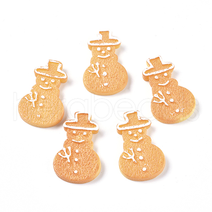 Christmas Theme Resin Cabochons RESI-CJC0001-37L-1
