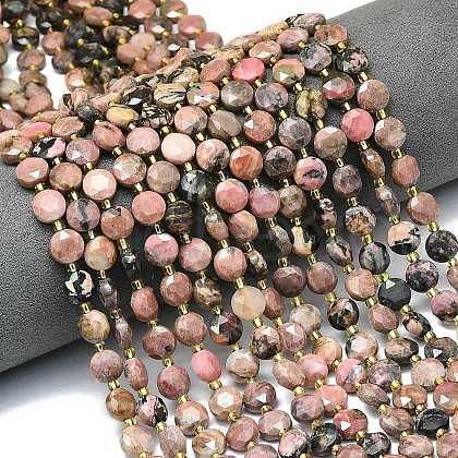 Natural Rhodonite Beads Strands G-C116-A83-02-1