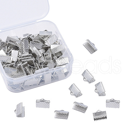 Iron Ribbon Crimp Ends IFIN-YW0001-13P-LF-1