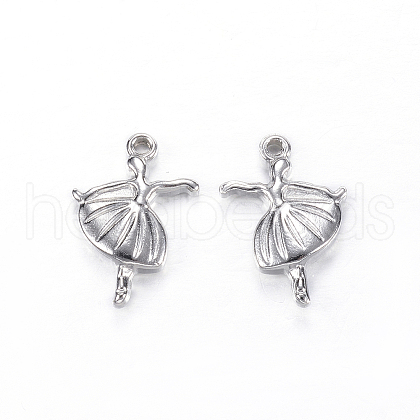 304 Stainless Steel Pendants STAS-N0014-38P-1
