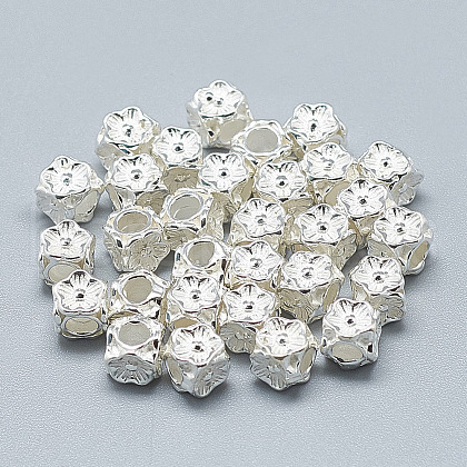 925 Sterling Silver Beads STER-T002-79S-1