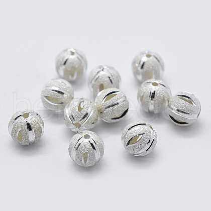 925 Sterling Silver Spacer Beads STER-L043-11B-S-1