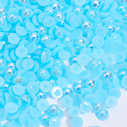 ABS Plastic Imitation Pearl Cabochons MRMJ-T020-4mm-03-1