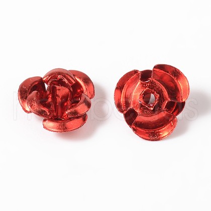 Flower Aluminum Beads ALUM-I001-01-1