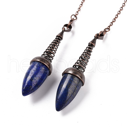 Natural Lapis Lazuli Dowsing Pendulums G-L524-06R-01-1