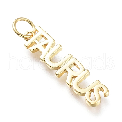 Brass Pendants ZIRC-I048-15G-08-1