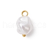 Eco-Friendly Plastic Imitation Pearl Charms PALLOY-JF03968-01-3