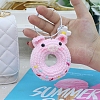 Donut Pig Keychain DIY Knitting Kits for Beginners PW-WG68342-01-1