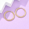 Ion Plating(IP) 304 Stainless Steel Huggie Hoop Earrings EJEW-F111A-20mm-G-5