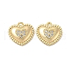 Brass Micro Pave Cubic Zirconia Pendants KK-H460-41G-1