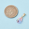 Glass Seed Beaded Pendants PALLOY-MZ00590-02-2