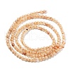 Natural Yellow Quartz Beads Strands G-RM250104-A8-4