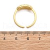 304 Stainless Steel Open Cuff Ring RJEW-R017-01G-5