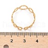 Ion Plating(IP) Adjustable 304 Stainless Steel Finger Rings RJEW-L102-05G-4