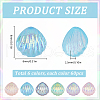SUNNYCLUE 360Pcs 6 Colors  Rainbow Iridescent Plating Transparent Resin Decoden Cabochons RESI-SC0005-64-2