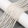 Natural White Topaz Beads Strands G-RM241221-A9-2