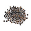 130Pcs 10G Transparent Glass Seed Beads GLAA-V001-07D-1