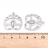 304 Stainless Steel Pendants STAS-N108-38P-3