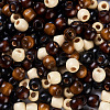 Craftdady 400Pcs 2 Style Natural Wood Beads WOOD-CD0001-32-2