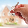 Wooden Keychain AJEW-WH0471-144-7