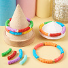  100Pcs 10 Colors Opaque Acrylic Beads OACR-TA0001-22-6