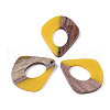 Resin & Walnut Wood Pendants RESI-S358-06H-1