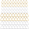 Beebeecraft 80Pcs 4 Styles Brass Linking Rings KK-BBC0010-66-1
