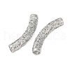 Hollow Out Brass Tube Beads KK-G532-01P-2