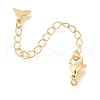 Brass Lobster Claw Clasps KK-K388-60G-1