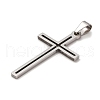 Non-Tarnish 201 Stainless Steel Pendants STAS-E200-05P-2