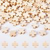  2 Bags Wood Beads WOOD-NB0001-80-4