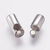 Tarnish Resistant 304 Stainless Steel Magnetic Clasps with Glue-in Ends STAS-L189-29P-3