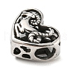 316 Surgical Stainless Steel  Hollow Out Beads STAS-Q304-01I-AS-2