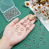 60Pcs Tarnish Resistant 304 Stainless Steel Open Jump Rings STAS-LP0001-39P-08-3