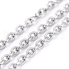 3.28 Feet 304 Stainless Steel Cable Chains X-CHS-F006-02C-P-2