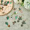 HOBBIESAY 40Pcs 10 Styles Alloy Enamel Pendants ENAM-HY0001-31-4