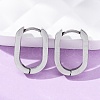 Tarnish Resistant 304 Stainless Steel Huggie Hoop Earrings STAS-H156-11A-P-1