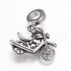 304 Stainless Steel European Dangle Charms X-OPDL-K001-02AS-2