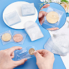   100Pcs 2 Styles Dustproof PVC Commemorative Coin Storage Envelope Bags for Jewelry ABAG-PH0001-49-3