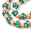 Handmade Lampwork Beads Strands X1-LAMP-N024-09E-4