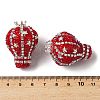 Opaque Acrylic Rhinestone Beads OACR-S048-03E-3
