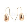 Ion Plating(IP) Brass Teardrop Dangle Earrings for Women EJEW-C047-01G-2