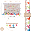 Fingerinspire 12.5 Yards Polyester Tassel Lace Ribbon OCOR-FG0002-50-2
