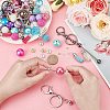   DIY Beadable Keychain Bar Making Kit DIY-PH0017-37-3