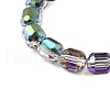 Electroplate Glass Beads Strands GLAA-G112-07I-3