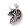 304 Stainless Steel Manual Polishing Pendants STAS-G267-06AS-1