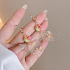 ARRICRAFT 100Pcs 2 Colors Spray Painted Resin Connector Charms FIND-AR0003-09-5